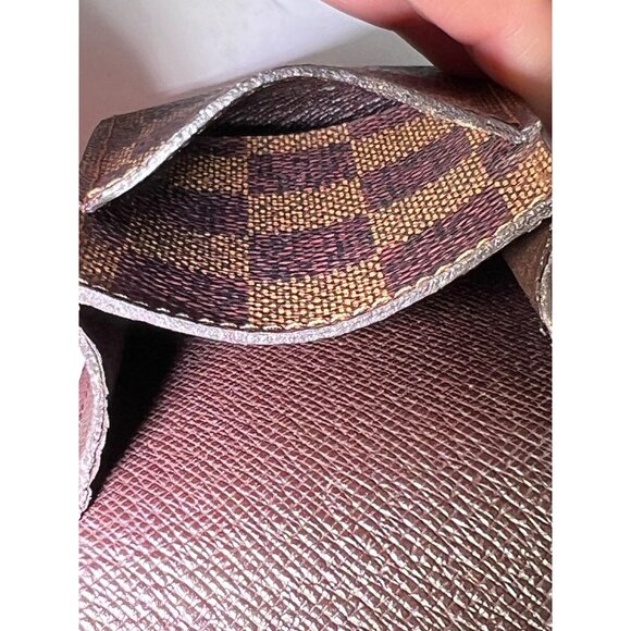 LOUIS VUITTON Damier Ebene Cigarette Card Cosmetic Case Pouch - Picture 6 of 9